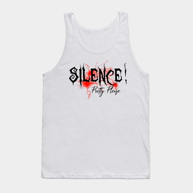 Silence Tank Top by Bootyfreeze